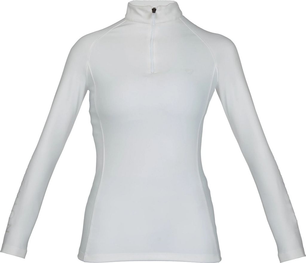 Aubrion - "Eltar" Base Layer Oberteil mit kurzem Reißverschluss für Damen ER2134 (XL) (Weiß)