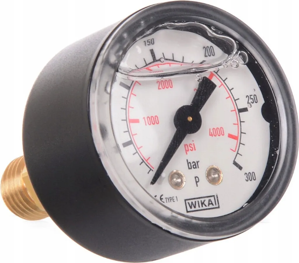 Ricambio Manometro Karcher 6.421-214.0 per HD 1090 790 CI 0-300 Bar