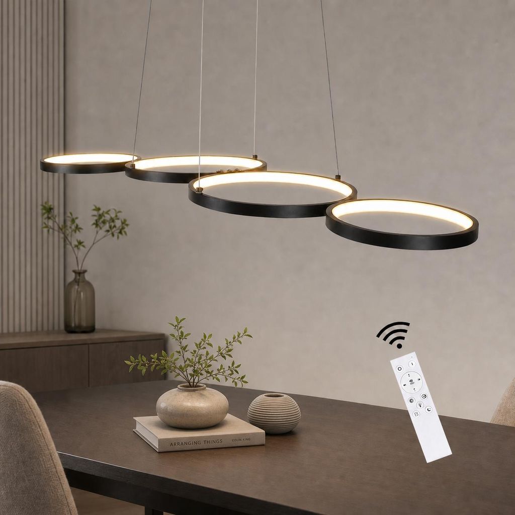 ZMH Lampe LED à intensité variable avec télécommande Lampe Image du produit  Image générée par une IA