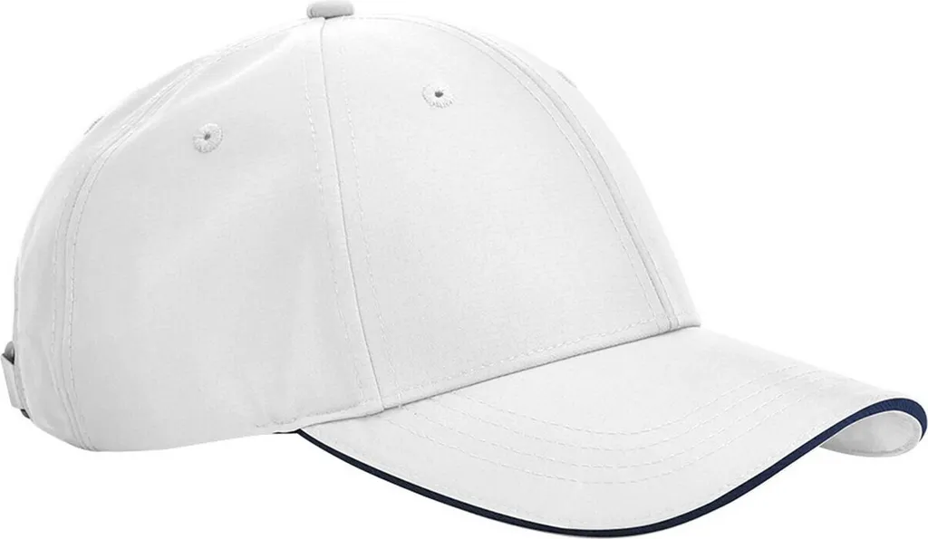 Berretto Beechfield Team Sports-Tech PC7016 Bianco Blu - Performance