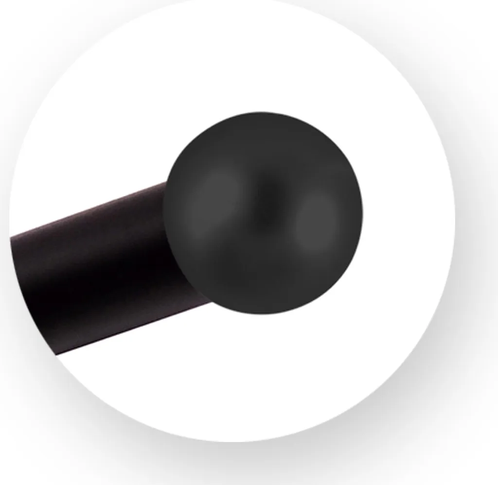 Miglior Bastone Tenda Nero 480 cm Metallo 19 mm Sfera - Prezzo Top - 6
