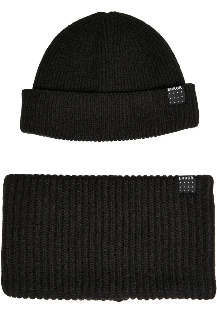Ensemble Hivernal Chaud Noir MT2129 contre le Froid - Bonnet et Gants