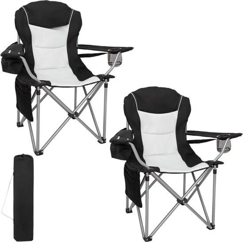 Fauteuil de jardin inclinable et pliable avec porte-gobelet intégré