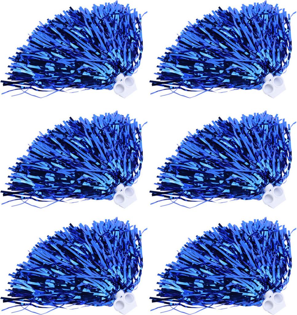 Cheerleader Puschel, set di 6 blu 24 cm, per eventi Immagine del prodotto 