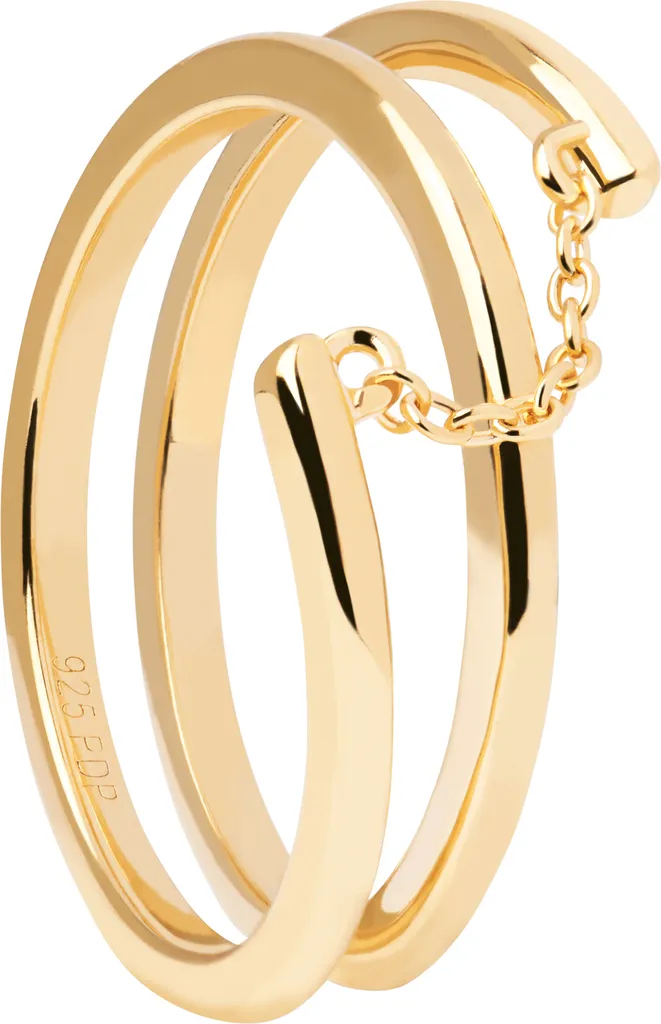 Anello Donna PDPAOLA Giro in Argento Sterling Placcato Oro 18K