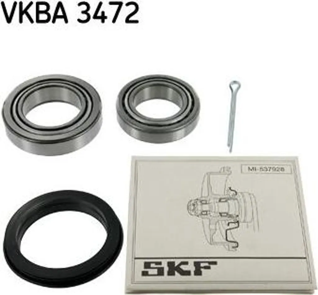 Roulement de roue pour XJ SKF VKBA 3472 - Remplacement OE 116002141303