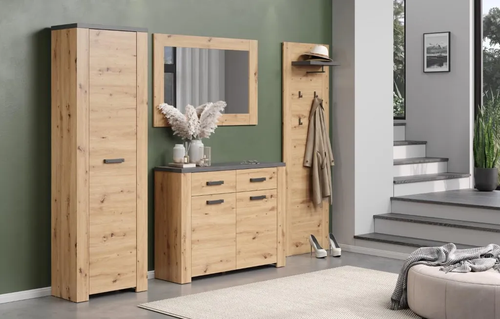Commode chêne Follow meuble compact pour petits espaces et studio - 16