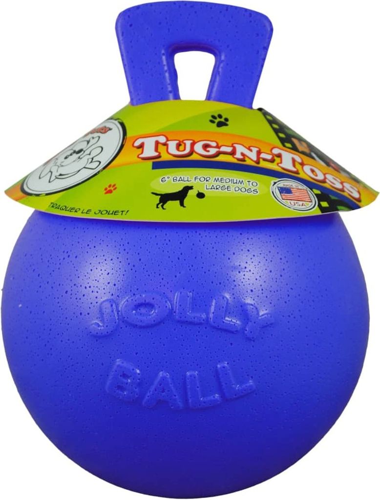 Jolly Pets Ball Tug-n-Toss 20 cm Blau