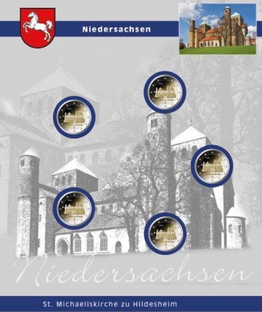 SAFE 7821-9 Einzelblatt 2 Euro Niedersachsen