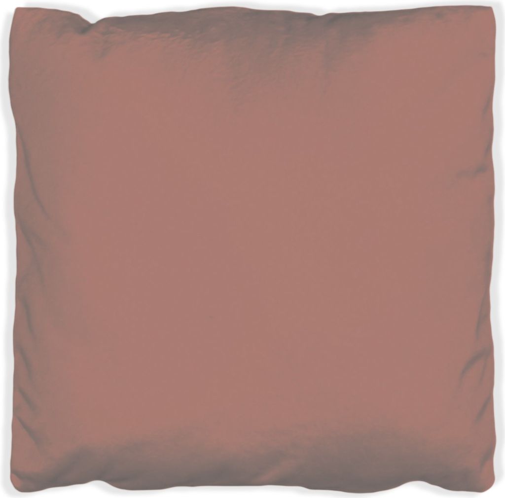 Wallario Premium Kissen, weiche Oberfläche, mit Motiv Pastellpink, Größe: 60 x 60 cm, mit weißer Rückseite