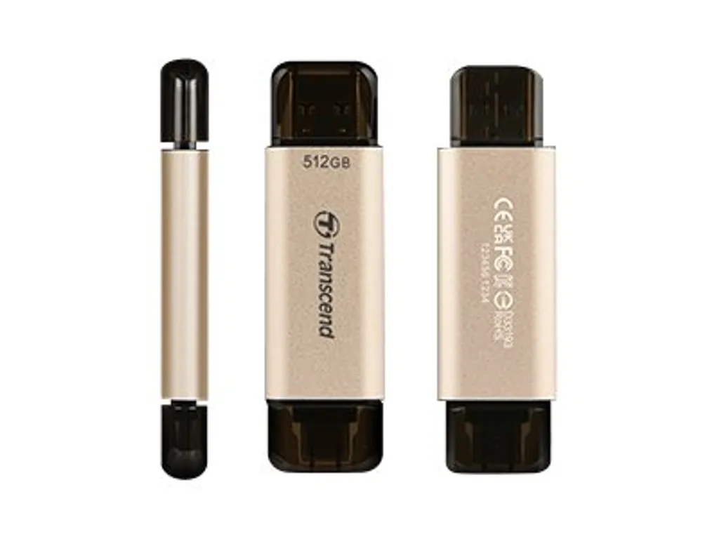 Clé USB 3.2 Transcend JetFlash 930C TLC 512 Go Double Connecteur - 12