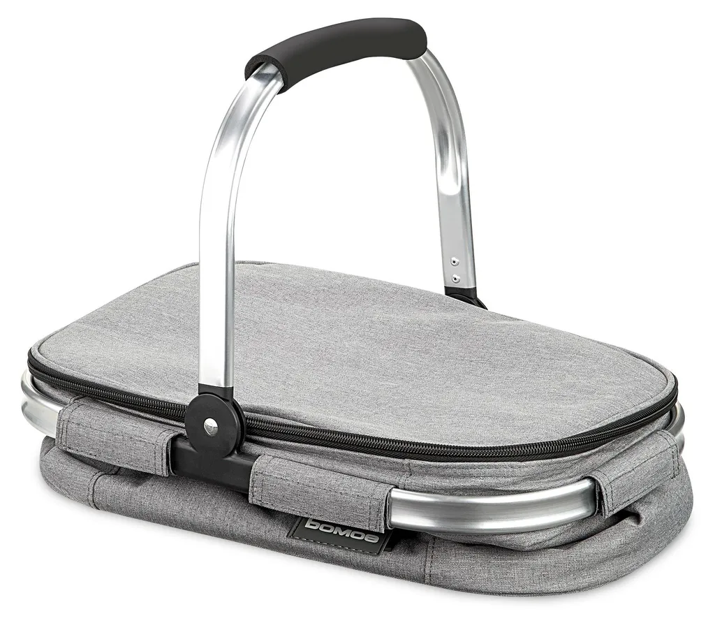 Bomoe Panier réfrigérant pliable 22L IceBreezer - Sac isotherme gris - 3