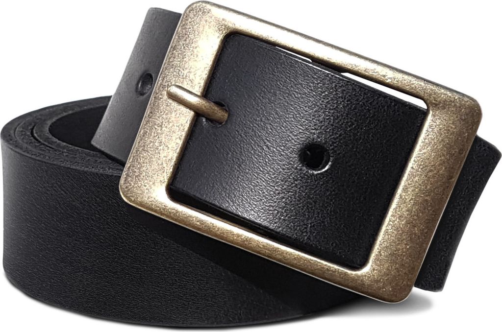 ROYALZ Vintage Ledergürtel Damen für Jeans Anzug Hosen Frauen Gürtel 4 mm starker Voll-Leder 38 mm Damengürtel