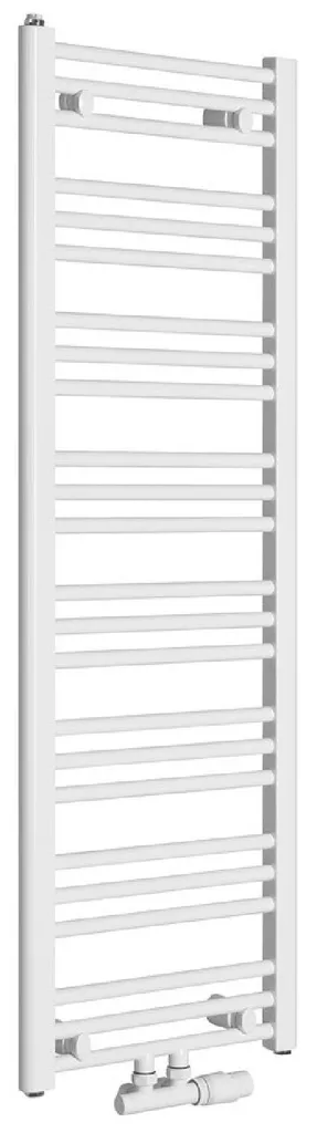 Radiateur gain de place 400x1250 mm blanc pour salle de bain humide
