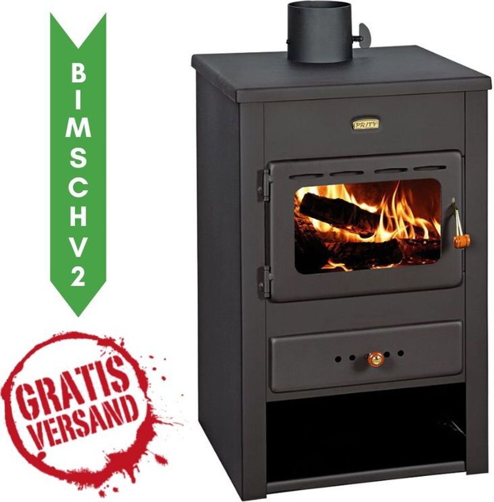 Kaminofen, Holzofen Prity, Modell K 12, Leistung 10.4kW Produktbild 
