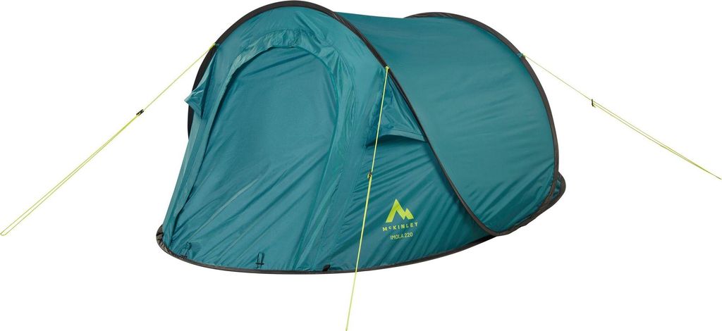McKinley Strandmuschel IMOLA 220 I - Wurfzelt - Blue Petrol/Green Lime Blue Petrol/Green Lime