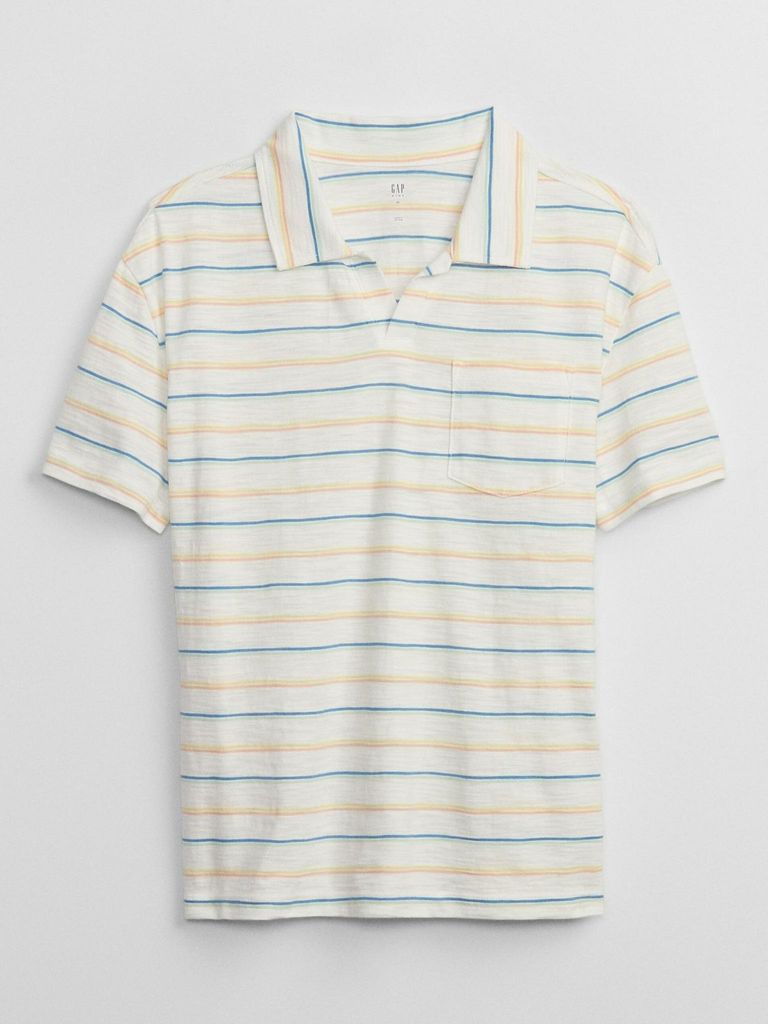 GAP Gestreiftes Poloshirt für Kinder 557704-03__XS