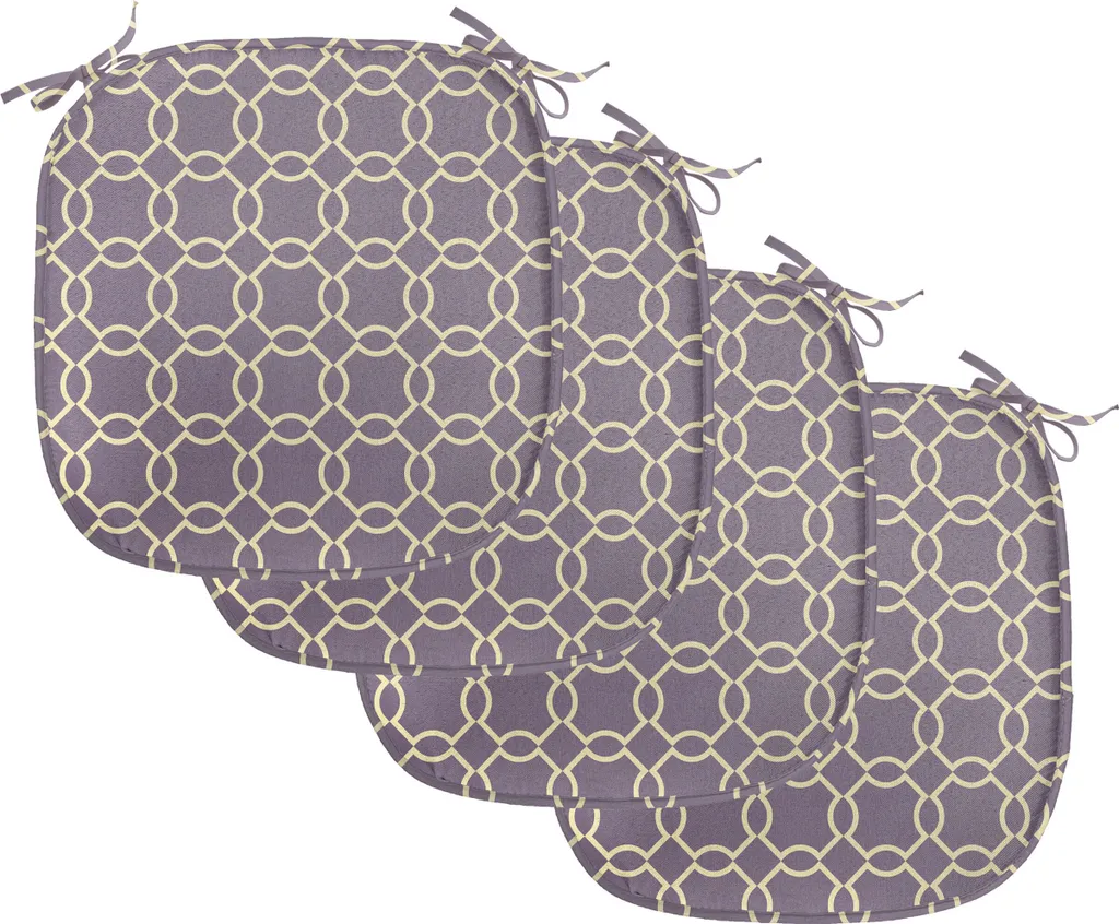 Pack 4 Cuscini per Sedie Lavabili ABAKUHAUS 40x40 Impermeabili