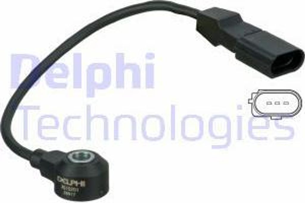 DELPHI AS10201 Klopfsensor OE 022905377 kompatibel mit Transporter V, Transporter IV, Touareg, Sharan, Phaeton, New Beetle, Multivan V, Golf V, Gol...