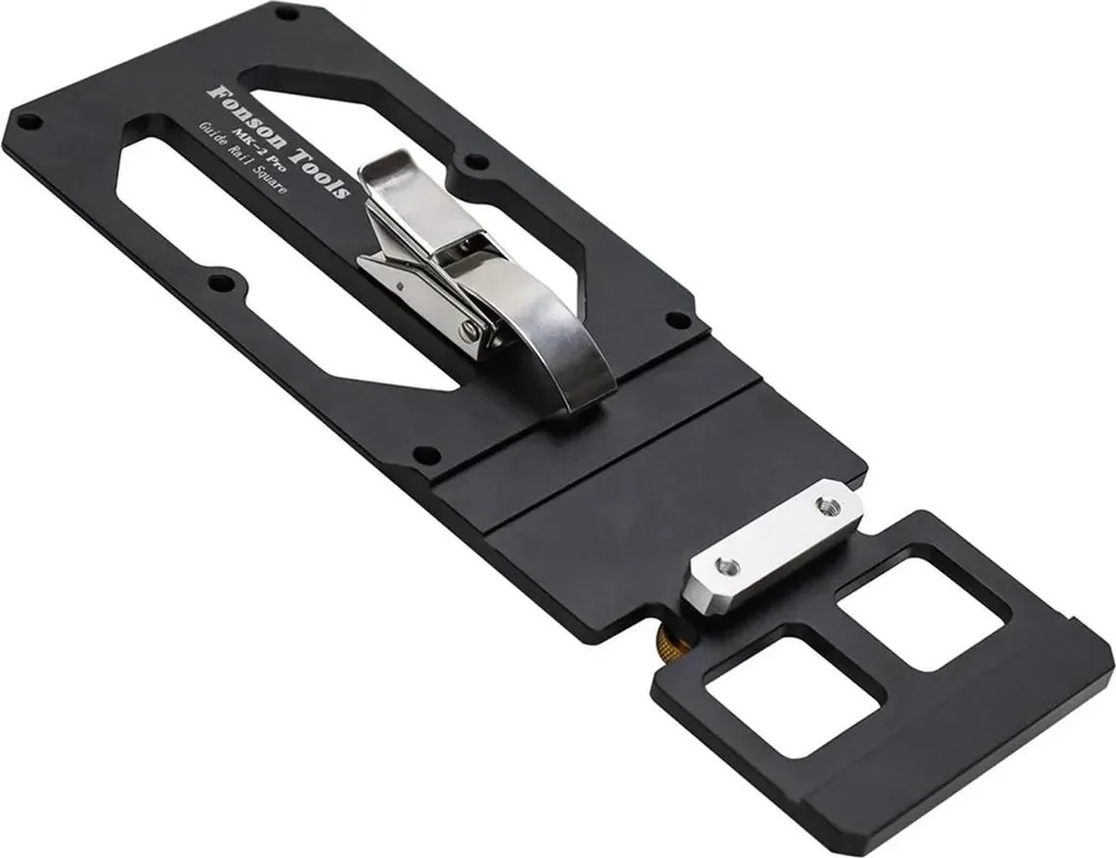 Finis les angles faux avec la butée de rail MK-2 Pro 90° en métal noir