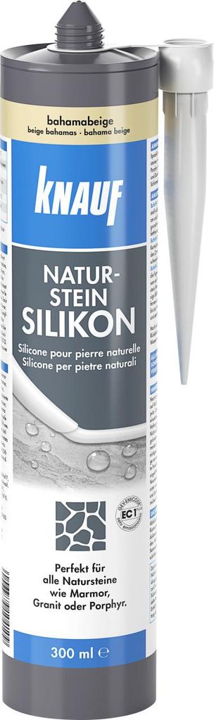 Knauf Naturstein Silikon bahamabeige 300 ml Produktbild 