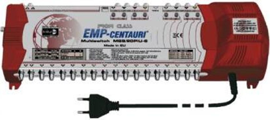 EMP Centauri Profi-Line Multischalter MS 9/20 PIU-6 für 2 Satelliten 20 Teilnehmer