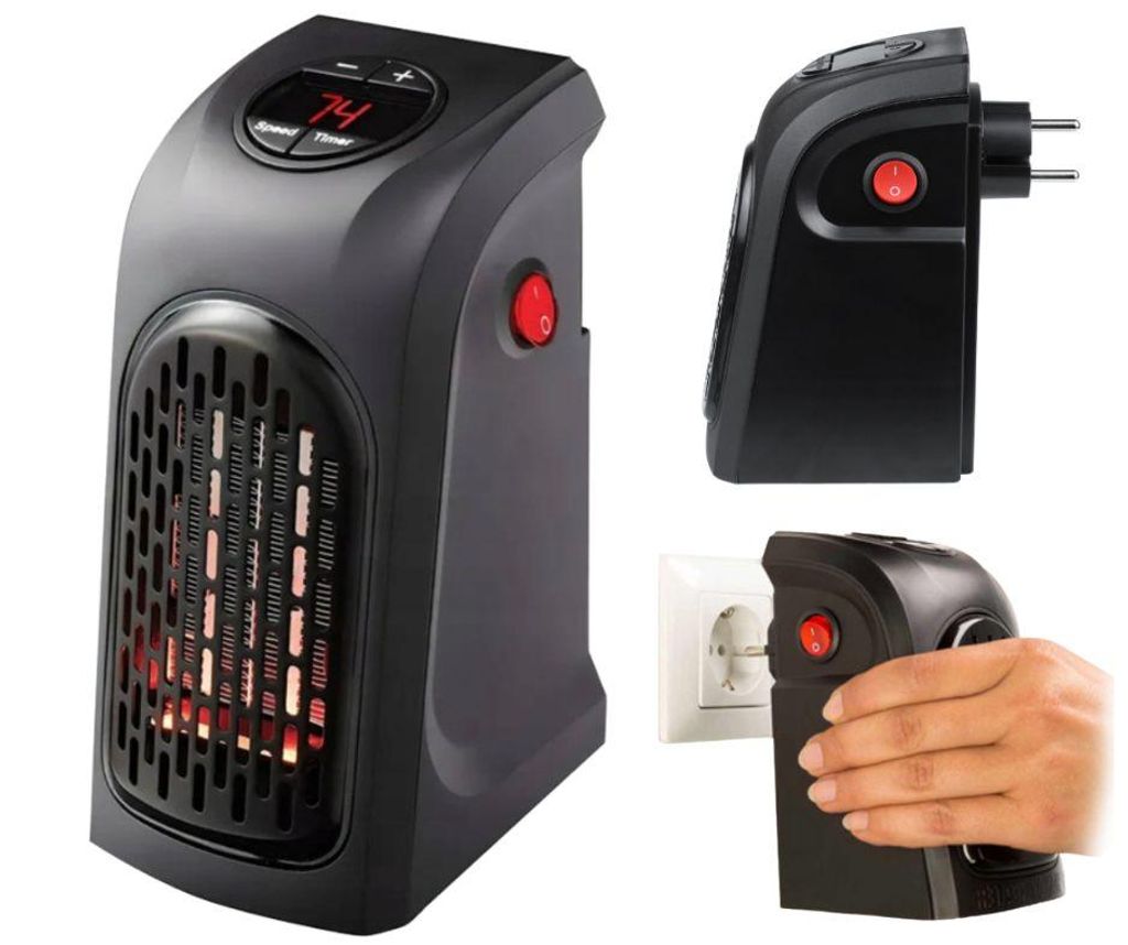 Mini Heizlüfter Steckdose Keramik Heizgerät 500W Produktbild 