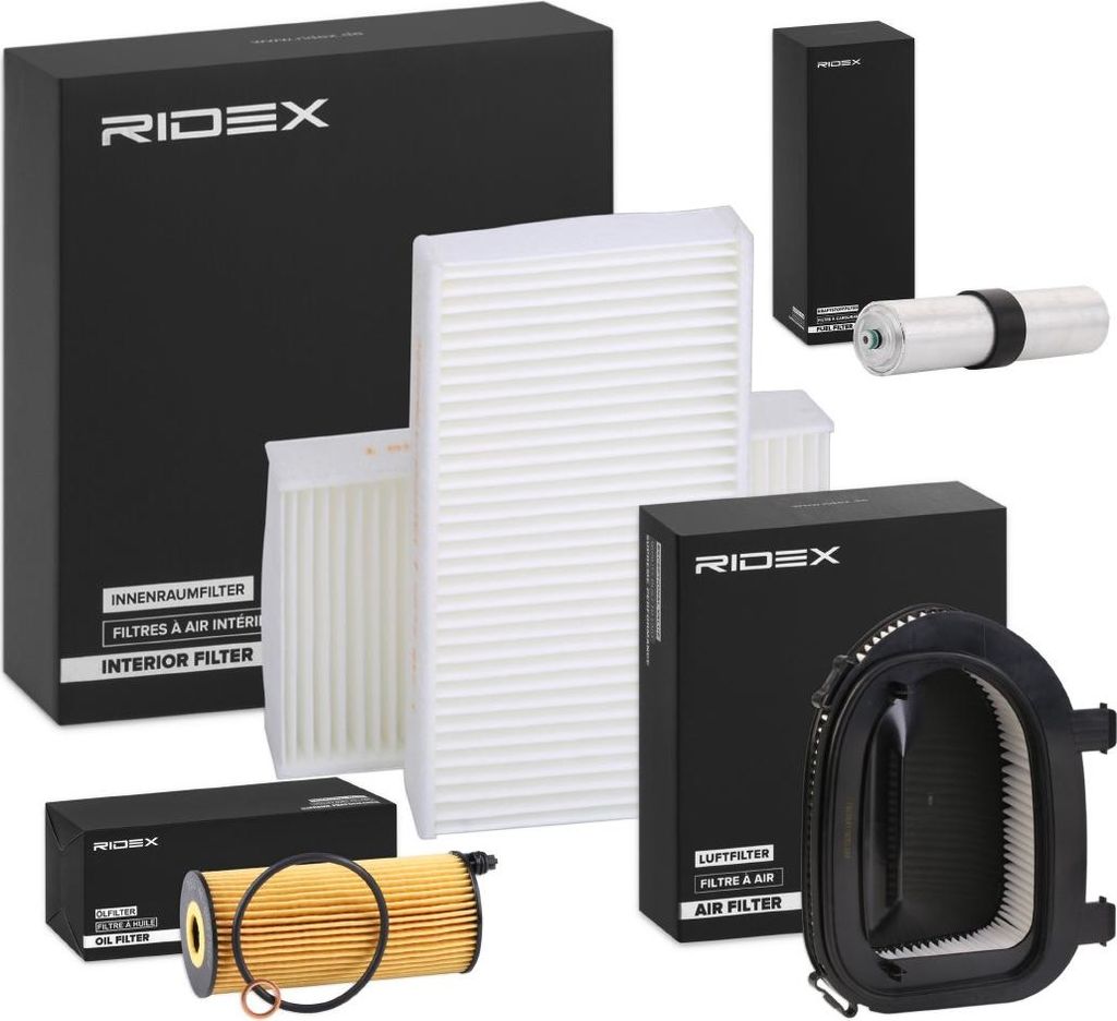 RIDEX Filterset Inspektionspaket Filtersatz für BMW X3 (F25)