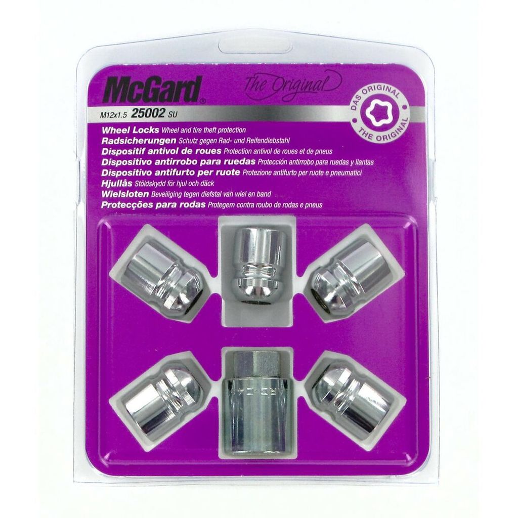 MCGARD Original Felgenschlösser Satz M12 SW19 30mm Länge Produktbild 