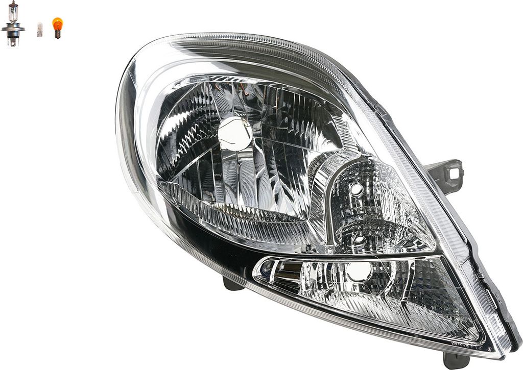 Johns, Scheinwerfer Halogen passend für Nissan Primastar 09/2006- Rechts + Leuchtmittel 4417556 2601000Q0F 8200701356 4416822 8200519787 93857663 ...
