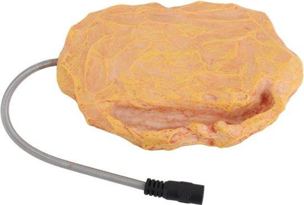 Keramische Steinterrarium-Set für tropische Huisdieren - Reptielverwarming mit geïsoleerde Terrasverwarmer - Rotstemperatuur-Apparatuur (EU-Strom...