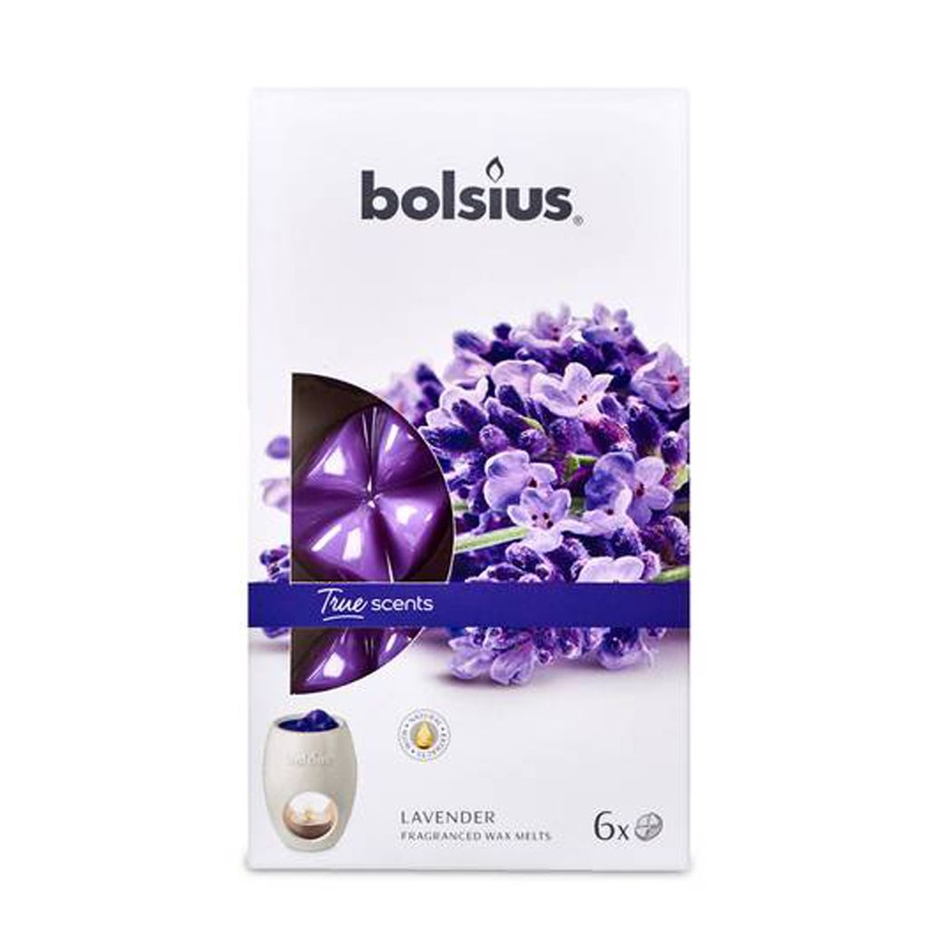 Bolsius Wax Melts Lavendel 6er Produktbild 