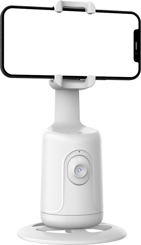 INF Intelligenter KI Face Tracking 360° Handy Gimbal Stabilisator Weiß