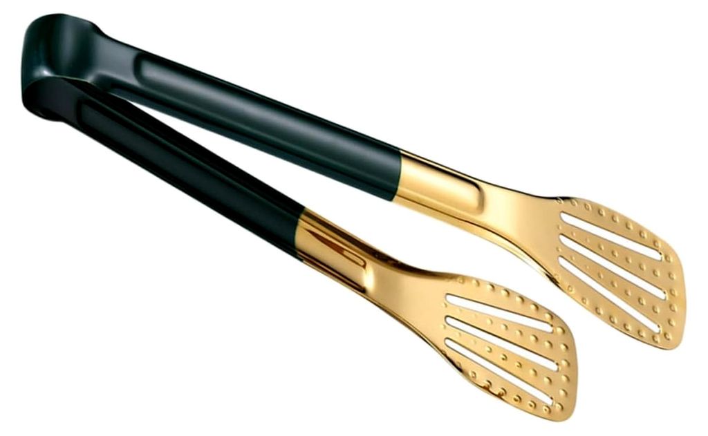 Edelstahl Grillzange 30cm – Praktische Zange für Küche, Garten, Grillabende und Picknick
