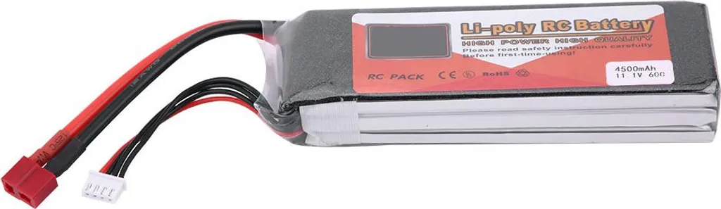 Batterie LiPo Haute Performance 4500mAh 60C 3S 11,1V Connecteur T-Plug
