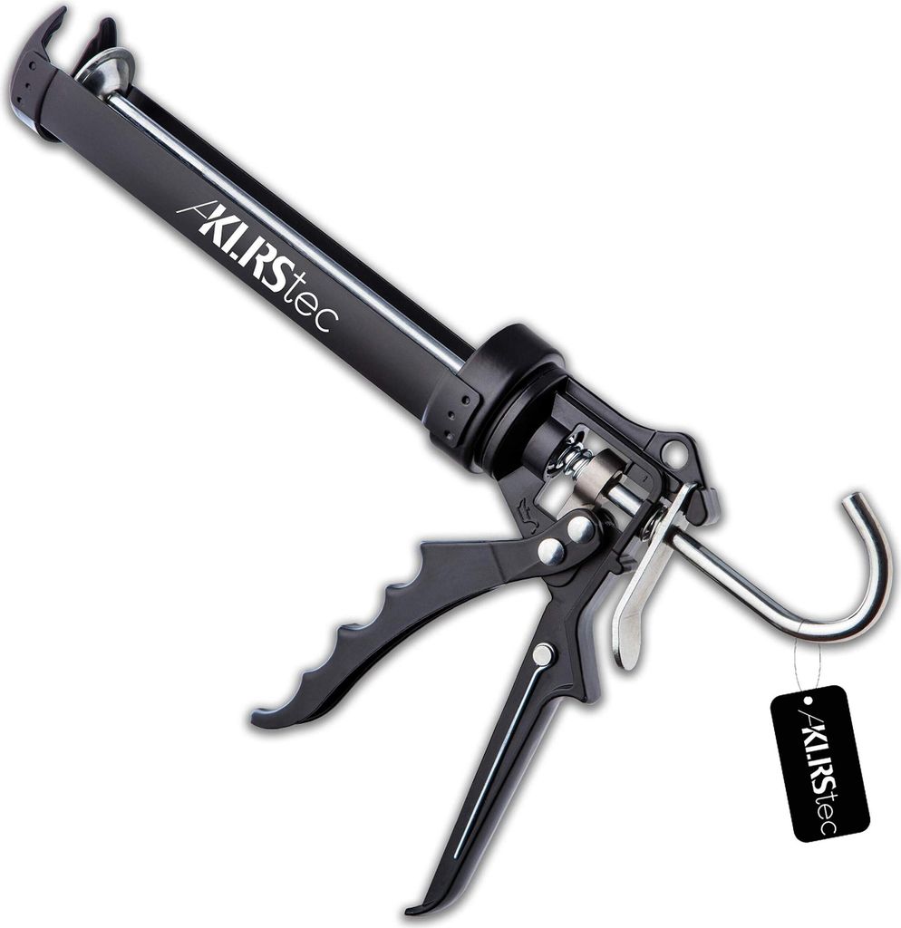 KLRStec PREMIUM Kartuschenpistole mechanisch aus Metall - Hochwertige 2K Silikonpistole/-presse zum verfugen mit allen gängigen 310ml Dicht- und K...