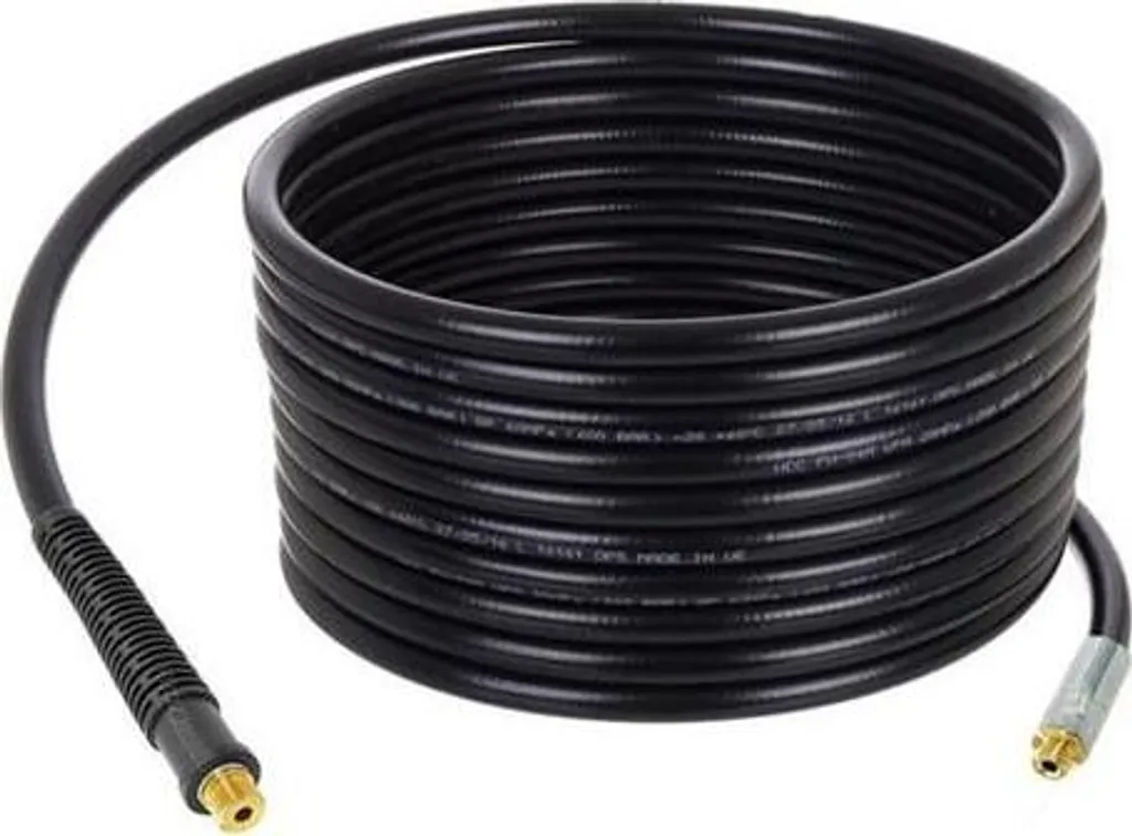 Tubo Sonda Lavaggio 15M Nylon | Alta Pressione 1/4" 1/8" Maschio
