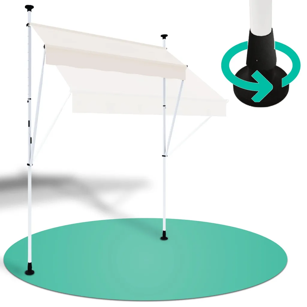 Strattore Tenda Sole 350cm Beige per Balconi | Ideale per l'Estate