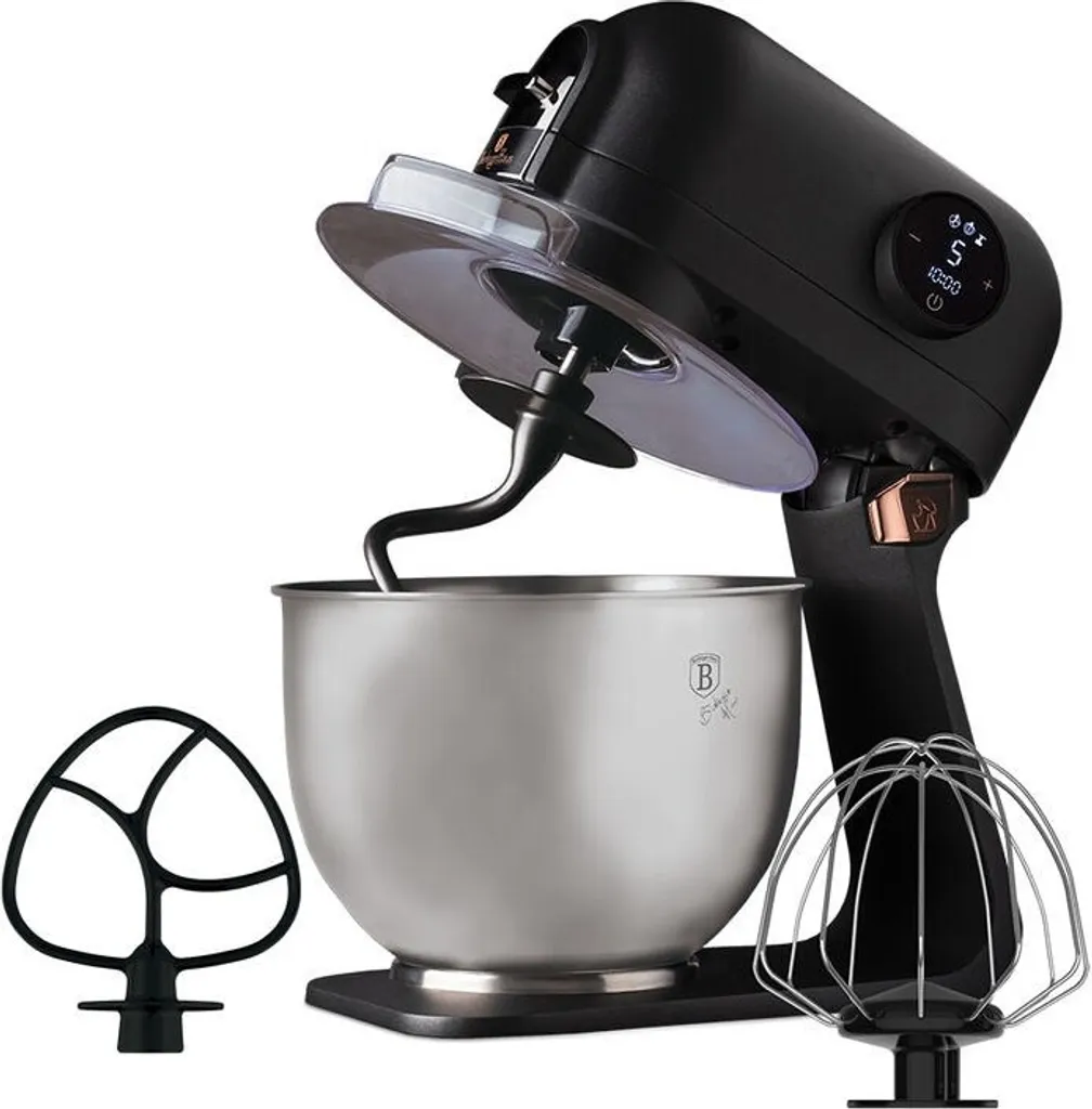 Robot pétrin 1200W affichage digital BH-9323 Black Rose Design