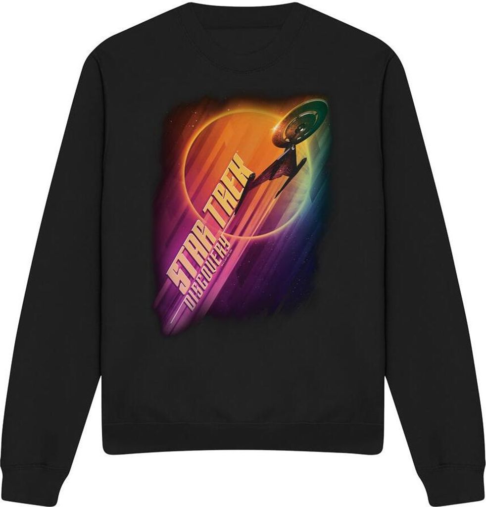 Star Trek: Discovery - "Ascent" Sweatshirt für Herren/Damen Uni TV12055 (XXL) (Schwarz)
