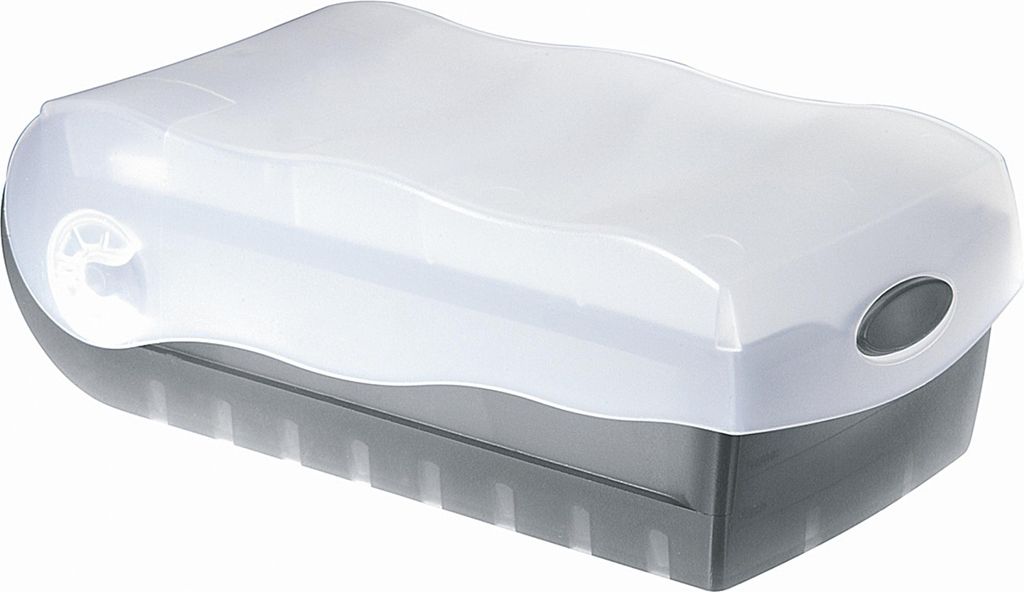 HAN Lernkartei CROCO A8 Unterteil: grau transluzent