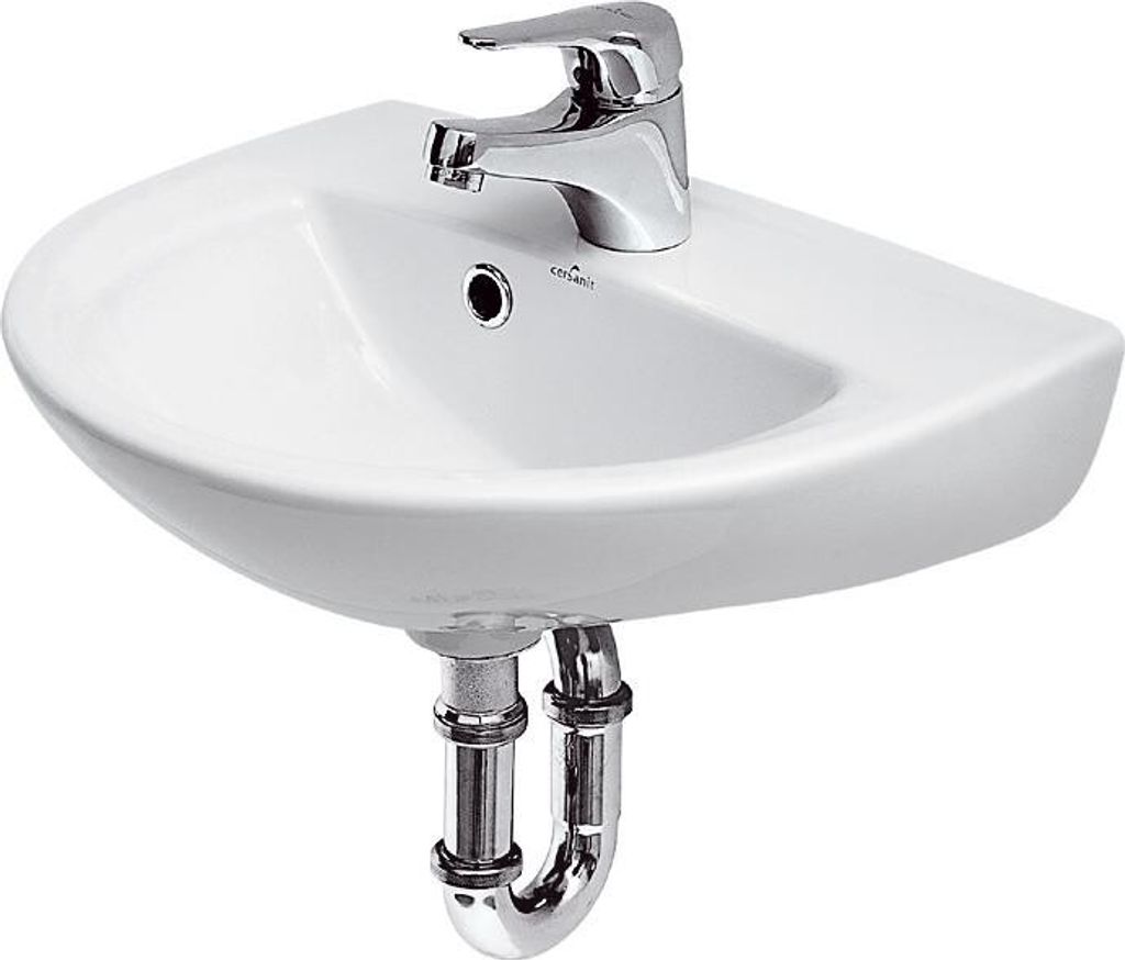 Cersanit Handwaschbecken President 45 cm, weiß Produktbild 