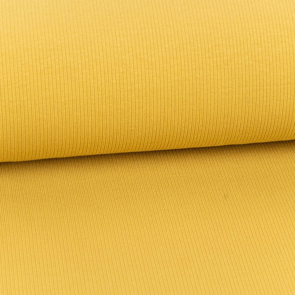 Baumwolljersey Stoff Meterware Jerseystoff Rib Rippenstruktur 1,45m