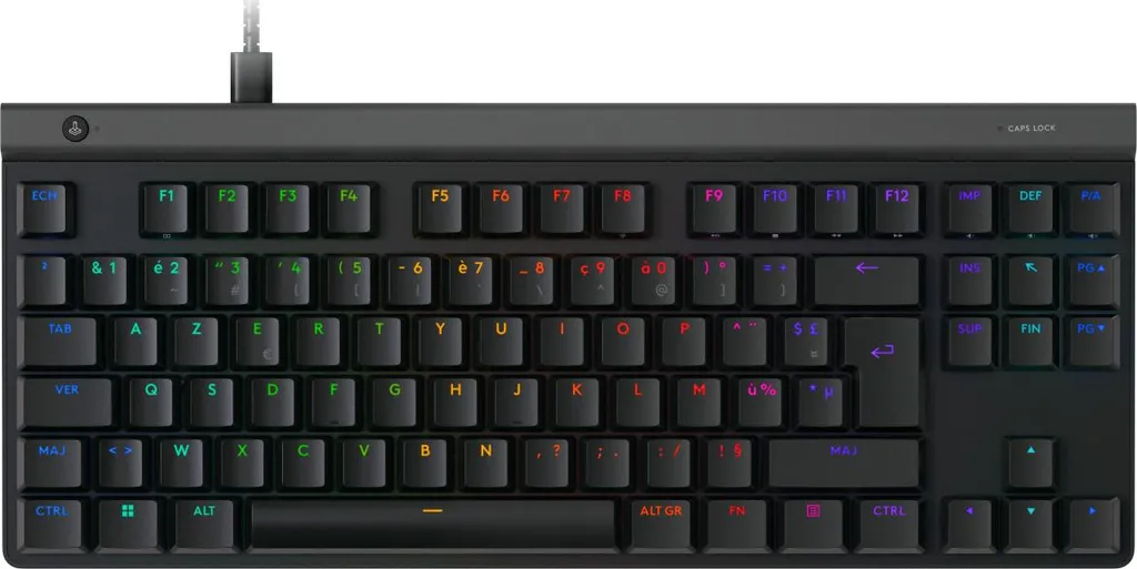 Clavier Bureautique Logitech USB Noir pour Saisie Rapide et Durable