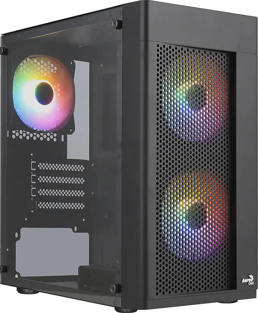 Boîtier PC compact Aerocool Hexform Mini-ITX avec façade ABS