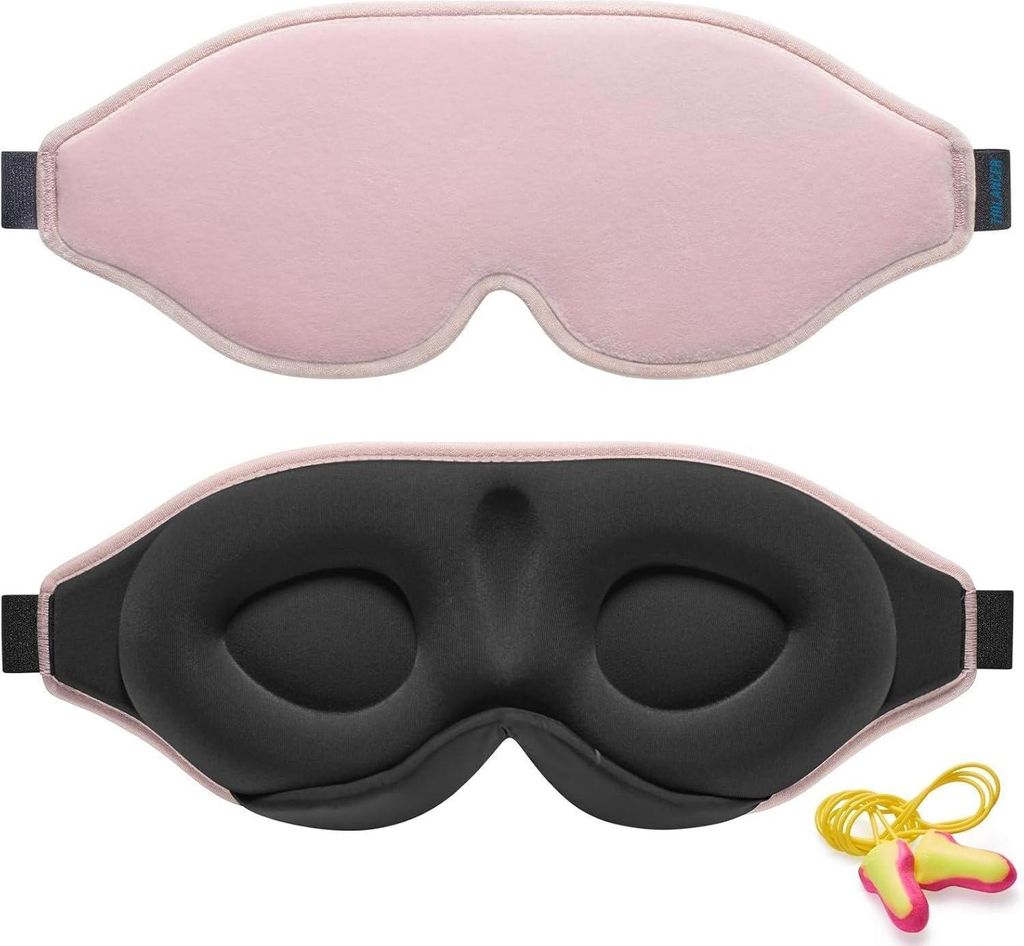 Maschera per il sonno Trilancer 2024 per uomo e donna Seta Immagine del prodotto 