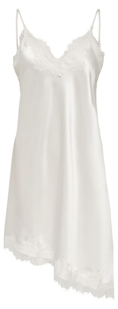 ONLBELLA STRAP SATIN LACE DRESS WVN Cloud Dancer S