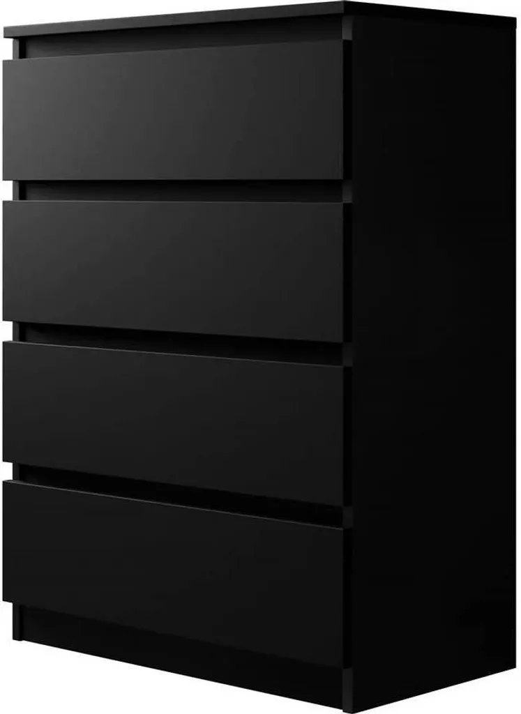 Petite Commode ESTELA M4 Noire pour Chambre - Optimisation de l'Espace
