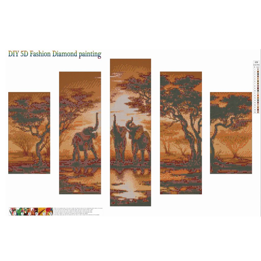 Natur 5d Diy Diamond Painting Diamant Malerei Set MJ8896 main image 1