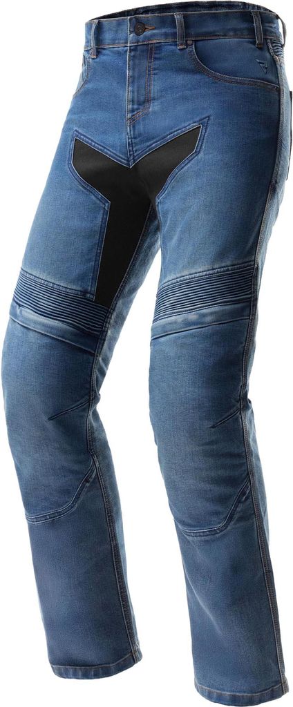 Jean moto Rebelhorn Eagle 4, coupe régulière, bleu délavé, Image du produit 